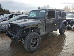 Jeep salvage cars for sale: 2017 Jeep Wrangler Unlimited Sahara