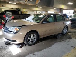 Chevrolet Malibu salvage cars for sale: 2005 Chevrolet Malibu LS