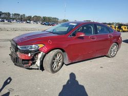 Salvage cars for sale from Copart Dunn, NC: 2017 Ford Fusion SE