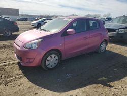 Mitsubishi Mirage salvage cars for sale: 2015 Mitsubishi Mirage DE