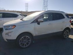 Ford salvage cars for sale: 2019 Ford Ecosport Titanium