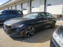 Honda Accord salvage cars for sale: 2018 Honda Accord Sport