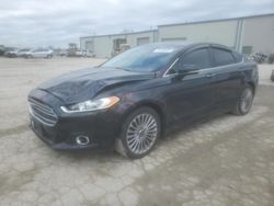 Ford salvage cars for sale: 2016 Ford Fusion Titanium