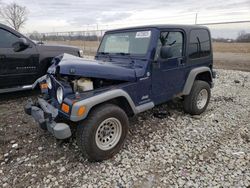 Salvage cars for sale from Copart Cicero, IN: 2006 Jeep Wrangler / TJ Sport