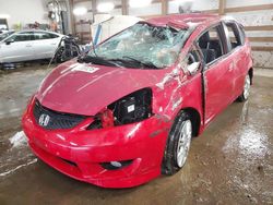 Honda fit Sport salvage cars for sale: 2009 Honda FIT Sport