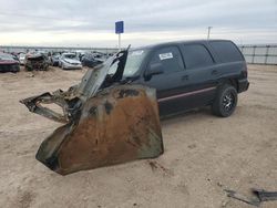 Salvage cars for sale from Copart Amarillo, TX: 2002 Chevrolet Tahoe C1500