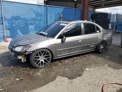 Honda Civic Vehiculos salvage en venta: 2005 Honda Civic EX