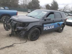 Ford Explorer salvage cars for sale: 2017 Ford Explorer Police Interceptor