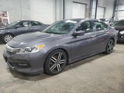 Honda Accord salvage cars for sale: 2016 Honda Accord Sport