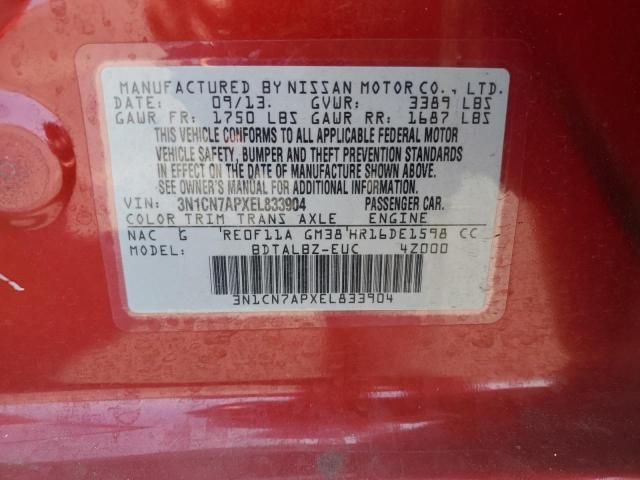 2014 Nissan Versa S