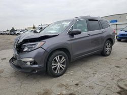 Salvage cars for sale from Copart Bakersfield, CA: 2017 Honda Pilot EX