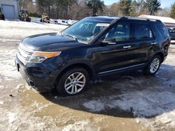 Salvage cars for sale from Copart Mendon, MA: 2015 Ford Explorer XLT