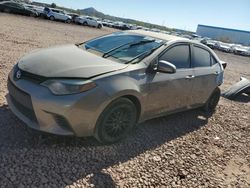 Toyota Corolla salvage cars for sale: 2015 Toyota Corolla L