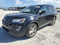 Ford Explorer salvage cars for sale: 2017 Ford Explorer Limited