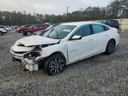 Chevrolet Malibu salvage cars for sale: 2021 Chevrolet Malibu RS