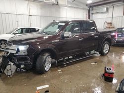 Ford salvage cars for sale: 2018 Ford F150 Supercrew