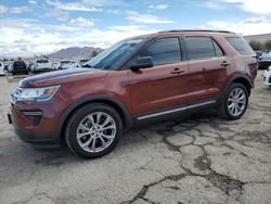 Ford Explorer salvage cars for sale: 2018 Ford Explorer XLT