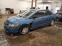 Honda Civic salvage cars for sale: 2008 Honda Civic LX