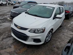 Salvage cars for sale from Copart Davison, MI: 2017 Chevrolet Sonic