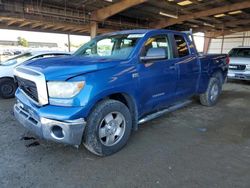 Salvage cars for sale from Copart American Canyon, CA: 2007 Toyota Tundra Double Cab SR5