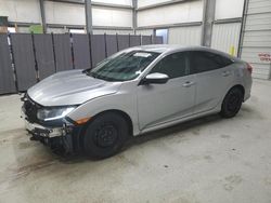 Salvage cars for sale from Copart New Braunfels, TX: 2021 Honda Civic LX