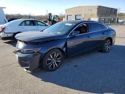 Vehiculos salvage en venta de Copart Glassboro, NJ: 2017 Chevrolet Malibu LT