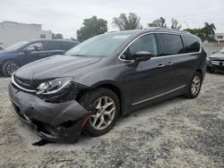 Chrysler Pacifica salvage cars for sale: 2018 Chrysler Pacifica Touring L Plus