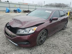 Salvage cars for sale from Copart Montgomery, AL: 2017 Honda Accord Sport