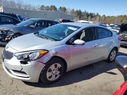 KIA salvage cars for sale: 2016 KIA Forte LX