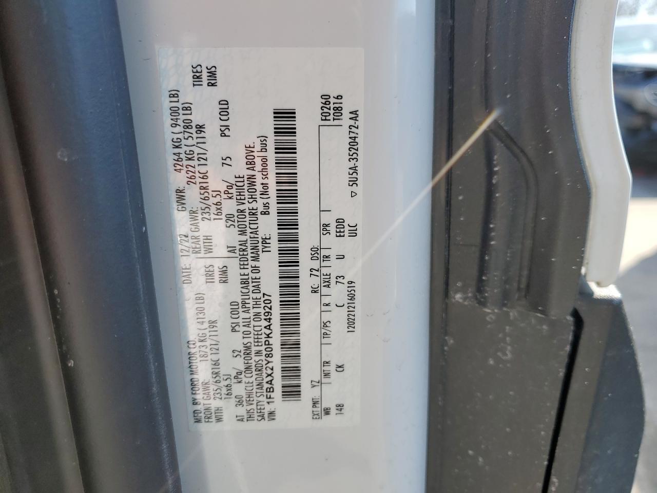 2023 Ford Transit T-350