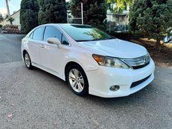 Lexus salvage cars for sale: 2010 Lexus HS 250H