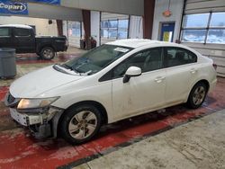 Honda Civic salvage cars for sale: 2013 Honda Civic LX