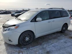 Salvage cars for sale from Copart London, ON: 2013 Toyota Sienna XLE