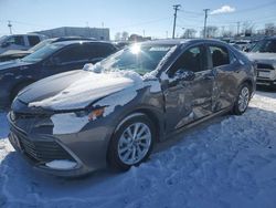 Salvage cars for sale from Copart Chicago Heights, IL: 2024 Toyota Camry LE