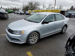 Volkswagen Jetta salvage cars for sale: 2015 Volkswagen Jetta SE