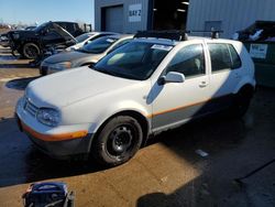 Volkswagen Golf salvage cars for sale: 2000 Volkswagen Golf GLS