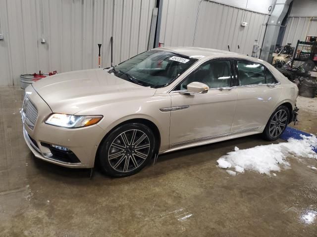 2017 Lincoln Continental Reserve