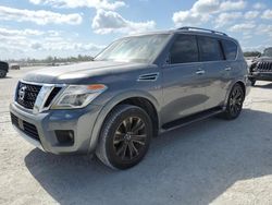 Nissan Armada salvage cars for sale: 2017 Nissan Armada Platinum