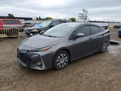 Toyota Prius salvage cars for sale: 2021 Toyota Prius Prime LE