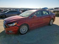 Salvage cars for sale from Copart Grand Prairie, TX: 2013 Ford Fusion SE Phev