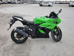 Salvage motorcycles for sale at Corpus Christi, TX auction: 2011 Kawasaki EX250 J