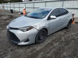 Toyota Corolla salvage cars for sale: 2017 Toyota Corolla L