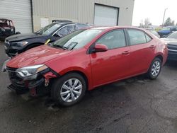 Toyota Vehiculos salvage en venta: 2016 Toyota Corolla L