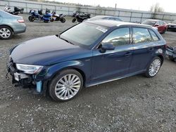 Salvage cars for sale from Copart Arlington, WA: 2017 Audi A3 E-TRON Premium