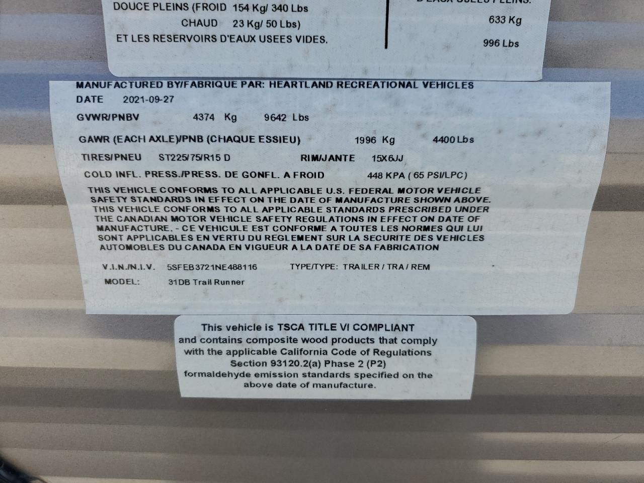 2022 Heartland 2022 Heartland BIG Horn Trail Runn