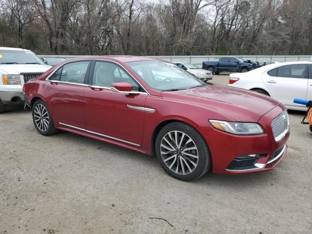 2017 Lincoln Continental Select