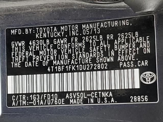 2013 Toyota Camry L