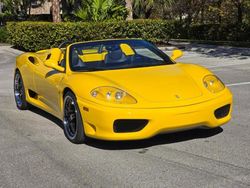 Ferrari salvage cars for sale: 2002 Ferrari 360 Spider