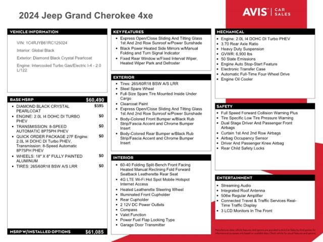 2024 Jeep Grand Cherokee Limited 4XE