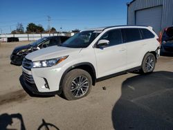 Toyota Highlander salvage cars for sale: 2019 Toyota Highlander SE